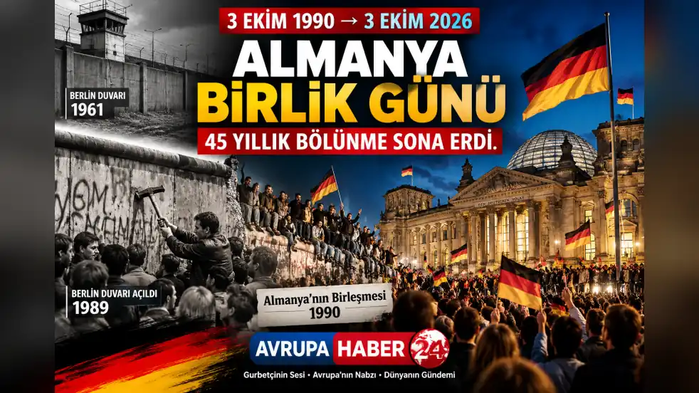 3 EKİM: ALMANYA BİRLİĞİ GÜNÜ
