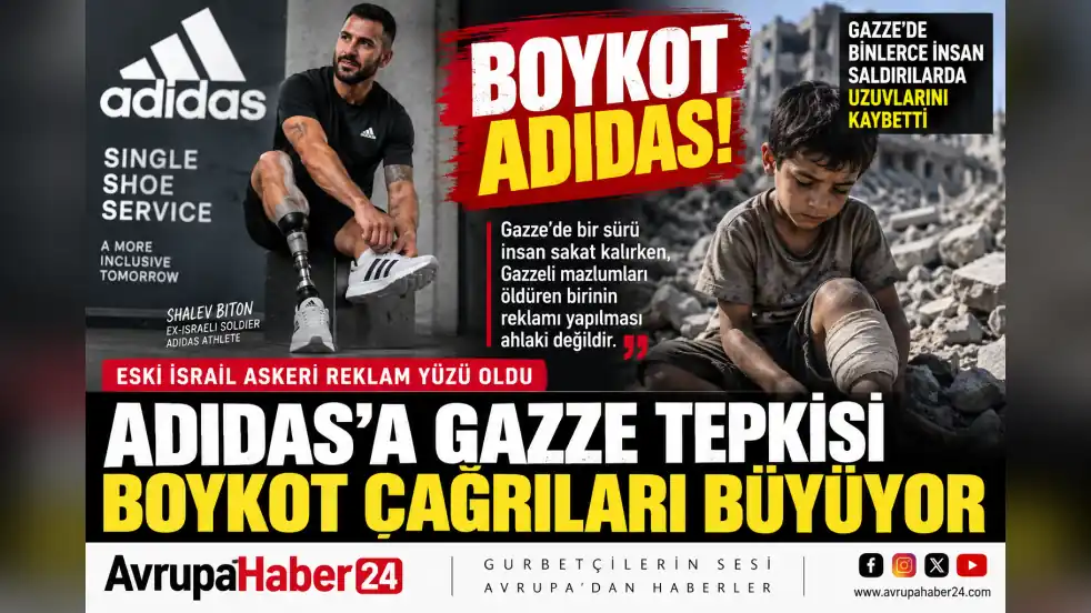 Adidas’a Gazze tepkisi: Boykot çağrıları büyüyor