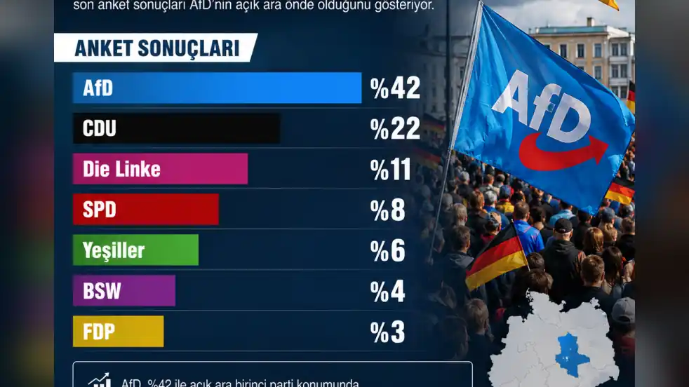 AfD’NİN DURDURULAMAYAN VE DURDURULMAK İSTENMEYEN YÜKSELİŞİ