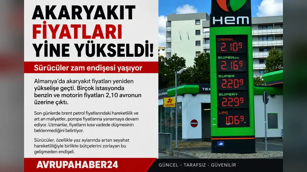 Akaryakıtta Yeni Zam Dalgası: Sürücülerin Yakıt Masrafı Artıyor