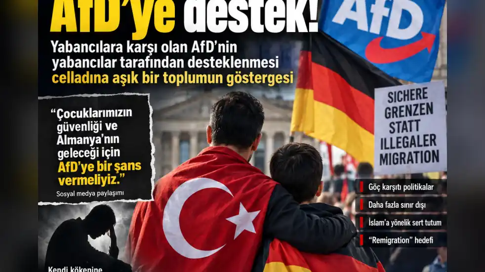 Alman-Türklerden AfD’ye destek: Çarpıcı çelişki