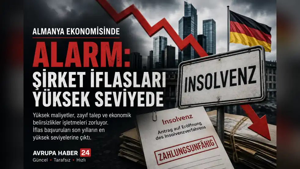 Almanya Ekonomisinde Alarm: Şirket İflasları Artıyor