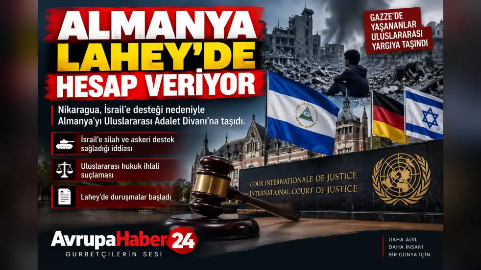 ALMANYA LAHEY’DE HESAP VERİYOR