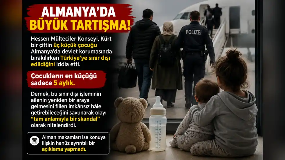 Almanya’da Büyük Tartışma: Anne ve Baba Sınır Dışı Edildi, Üç Küçük Çocuk Devlet Korumasında Kaldı