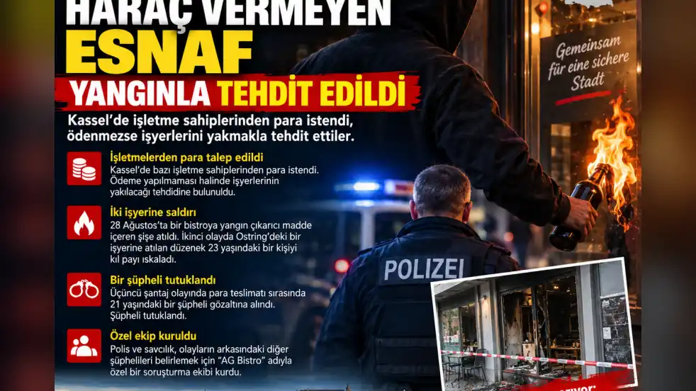 ALMANYA’DA ESNAFA YANGIN TEHDİDİ!