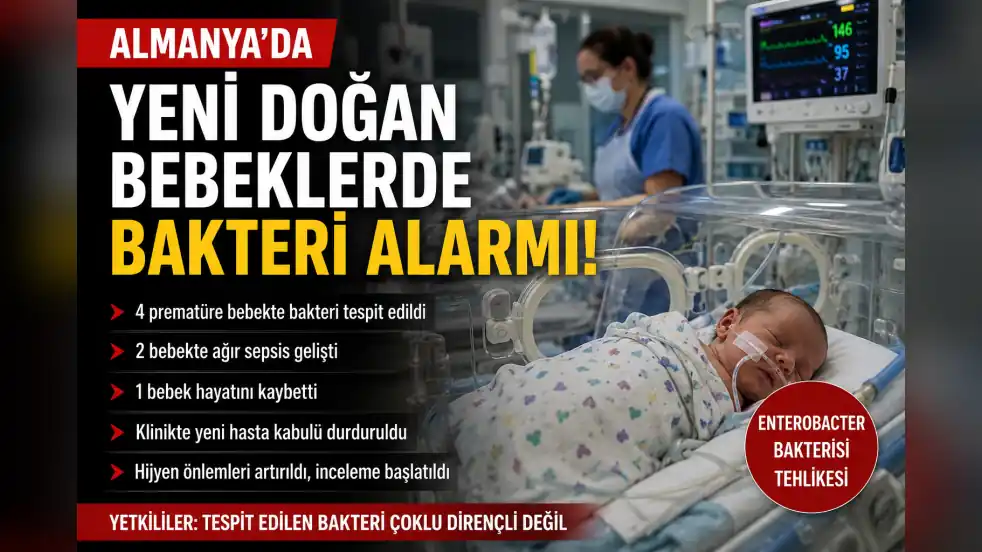 ALMANYA’DA YENİ DOĞAN BEBEKLERDE BAKTERİ ALARMI