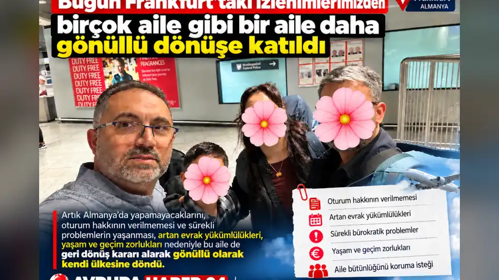 Almanya’dan kesin geri dönüşler devam ediyor