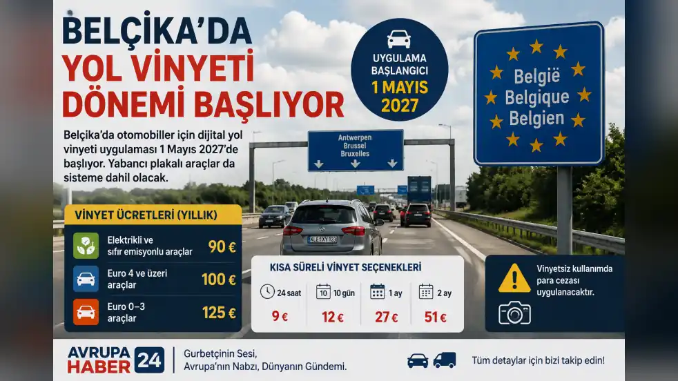 Belçika’da Yol Vinyeti Dönemi Başlıyor: Gurbetçileri de Etkileyecek