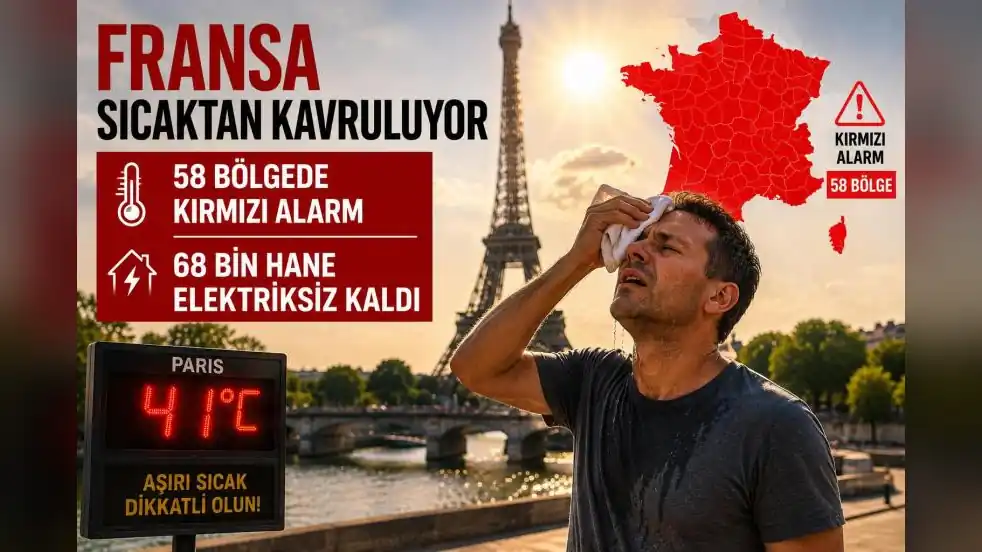 Fransa Sicaktan Kavruliyor