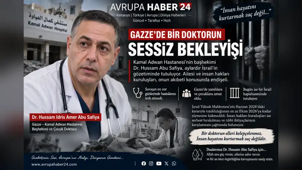 GAZZE’DE BİR DOKTORUN SESSİZ BEKLEYİŞİ: HUSSAM ABU SAFIYA