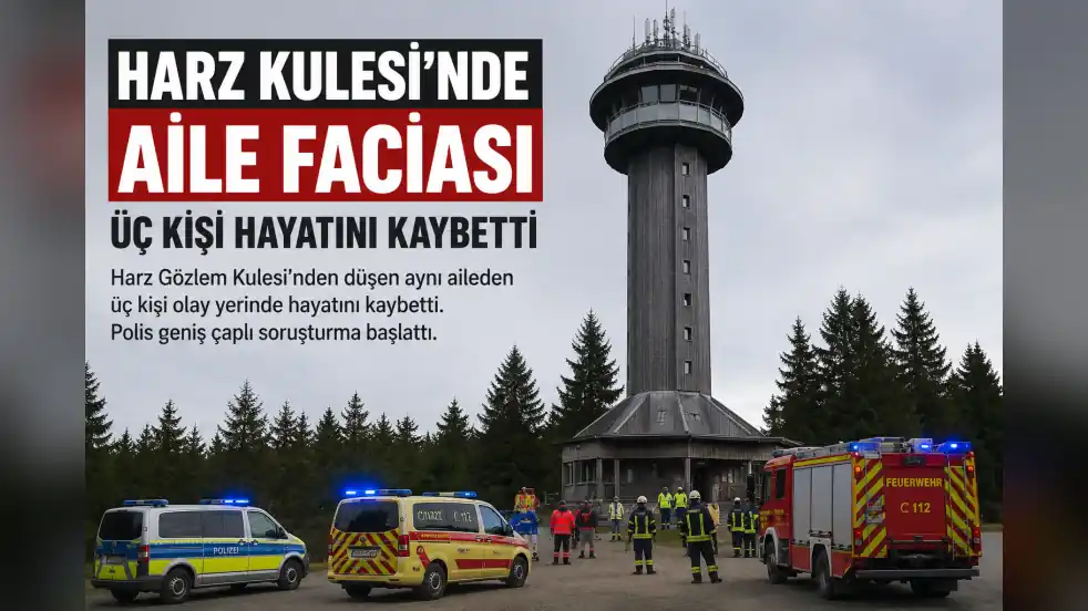 Harz Kulesi’nde Aile Faciası: Üç Kişi Hayatını Kaybetti