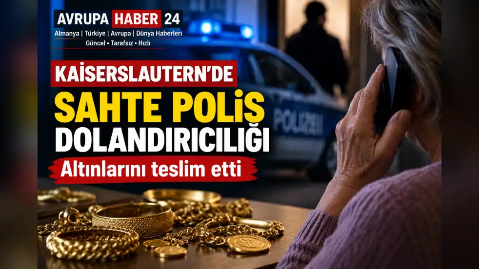 Kaiserslautern’de Sahte Polis Dolandırıcılığı: Altınlarını Teslim Etti
