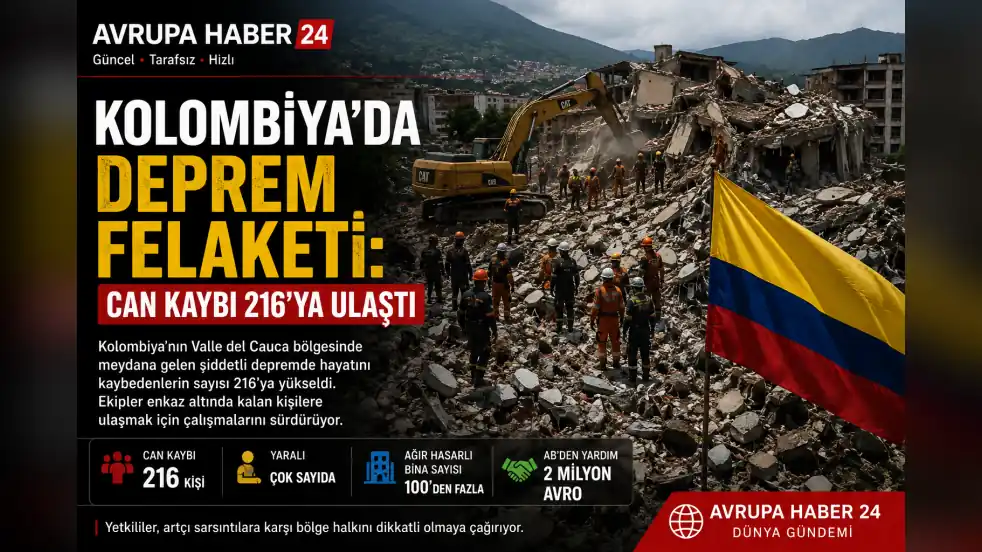 Kolombiya Depremi Sonrası Can Kaybı Artıyor
