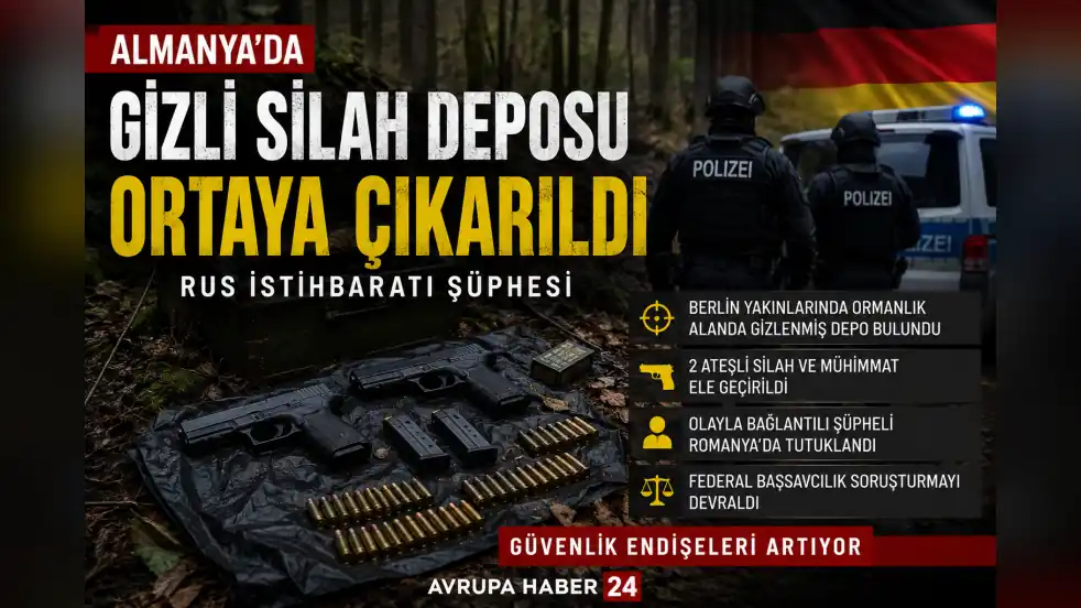 LMANYA’DA GİZLİ SİLAH DEPOSU ORTAYA ÇIKARILDI: RUS İSTİHBARATI ŞÜPHESİ