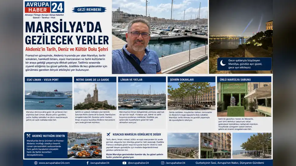 Marsilya’da Gezilecek Yerler: Akdeniz’in Tarih, Deniz ve Kültür Dolu Şehri