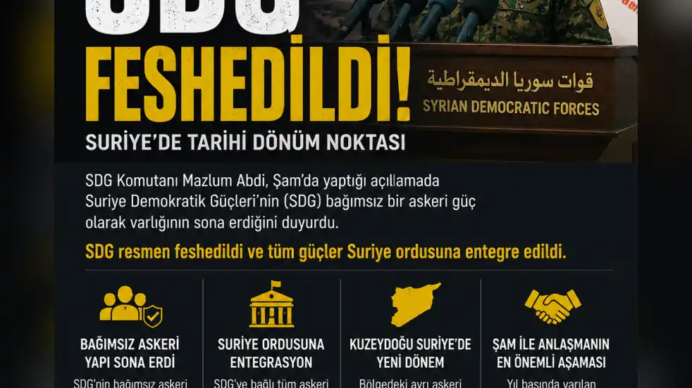 SDG FESHEDİLDİ!