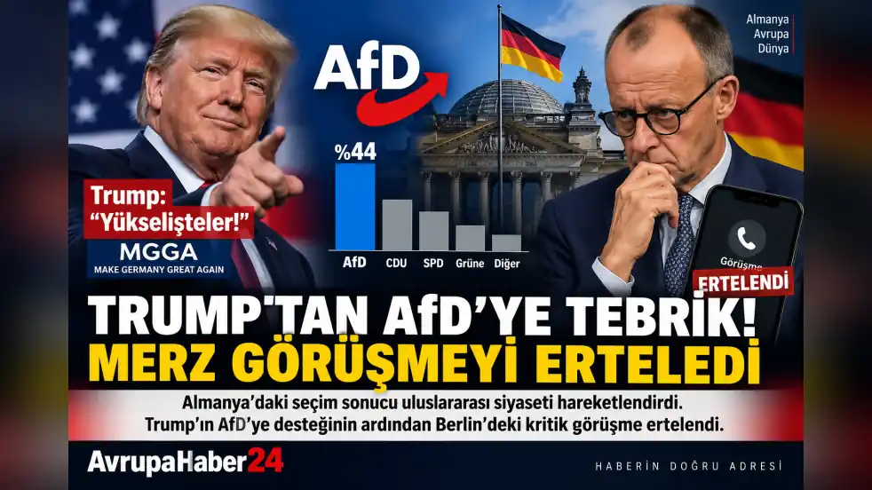 TRUMP’TAN AfD’YE TEBRİK!