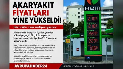 Akaryakıtta Yeni Zam Dalgası: Sürücülerin Yakıt Masrafı Artıyor