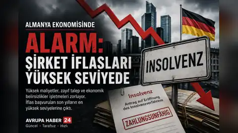 Almanya Ekonomisinde Alarm: Şirket İflasları Artıyor