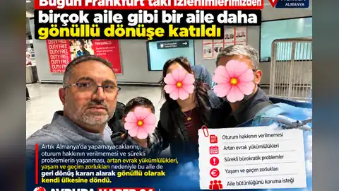 Almanya’dan kesin geri dönüşler devam ediyor