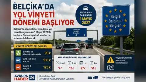 Belçika’da Yol Vinyeti Dönemi Başlıyor: Gurbetçileri de Etkileyecek