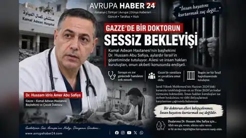 GAZZE’DE BİR DOKTORUN SESSİZ BEKLEYİŞİ: HUSSAM ABU SAFIYA
